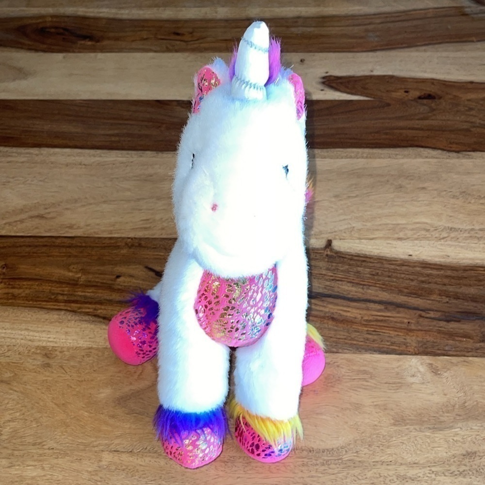 Build-A-Bear Workshop Plush Rainbow Unicorn - Picture 3 of 7